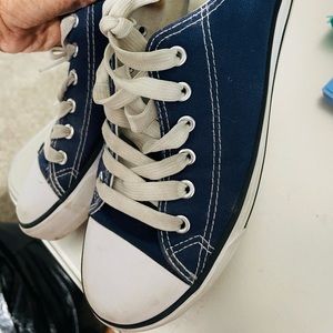 Navy sneakers